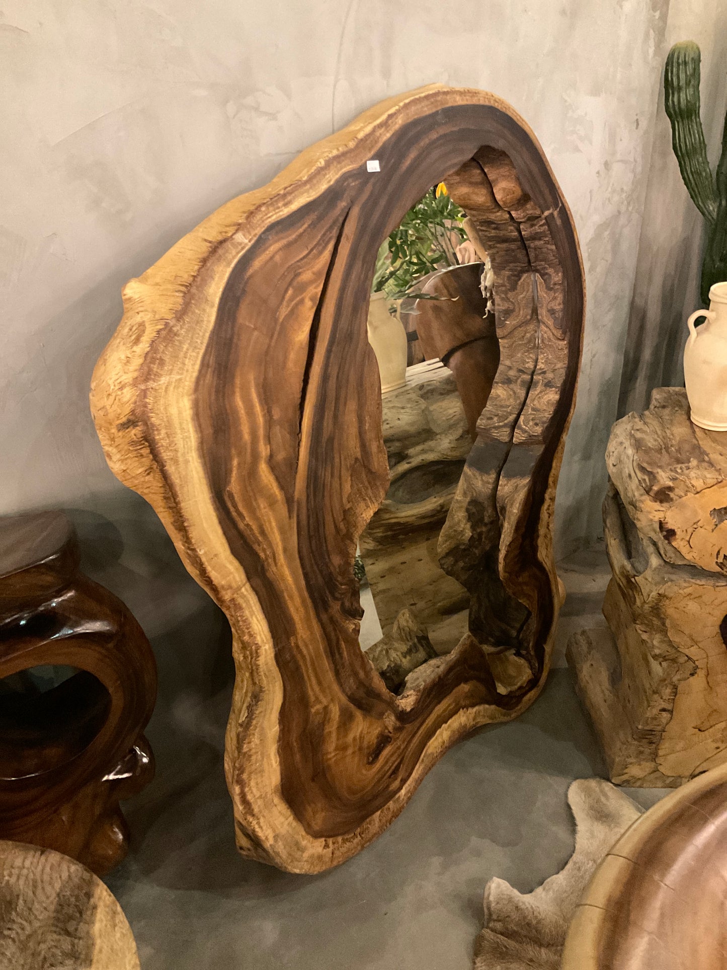 Wood mirror1