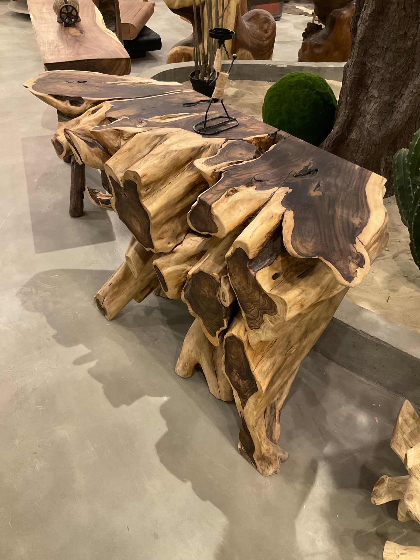 Console rose wood